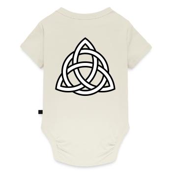 Celtic knot | Gift idea | Symbol - Baby Premium short-sleeve bodysuit - off white - Back