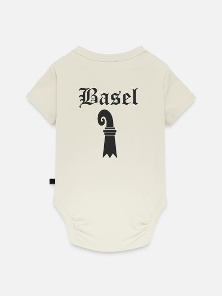 Baselerstab - Baby Premium Kurzarmbody - Naturweiß