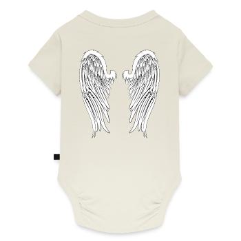 Angel Angel Wings Guardian Angel Wings - Baby Premium short-sleeve bodysuit - off white - Back