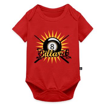 Une boule de billard - Body à manches courtes Premium Bébé - rouge - Devant