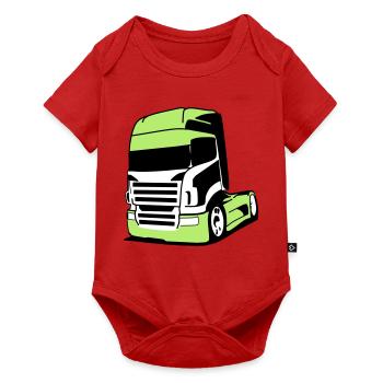 Striking V8 truck - Baby Premium short-sleeve bodysuit - red - Front