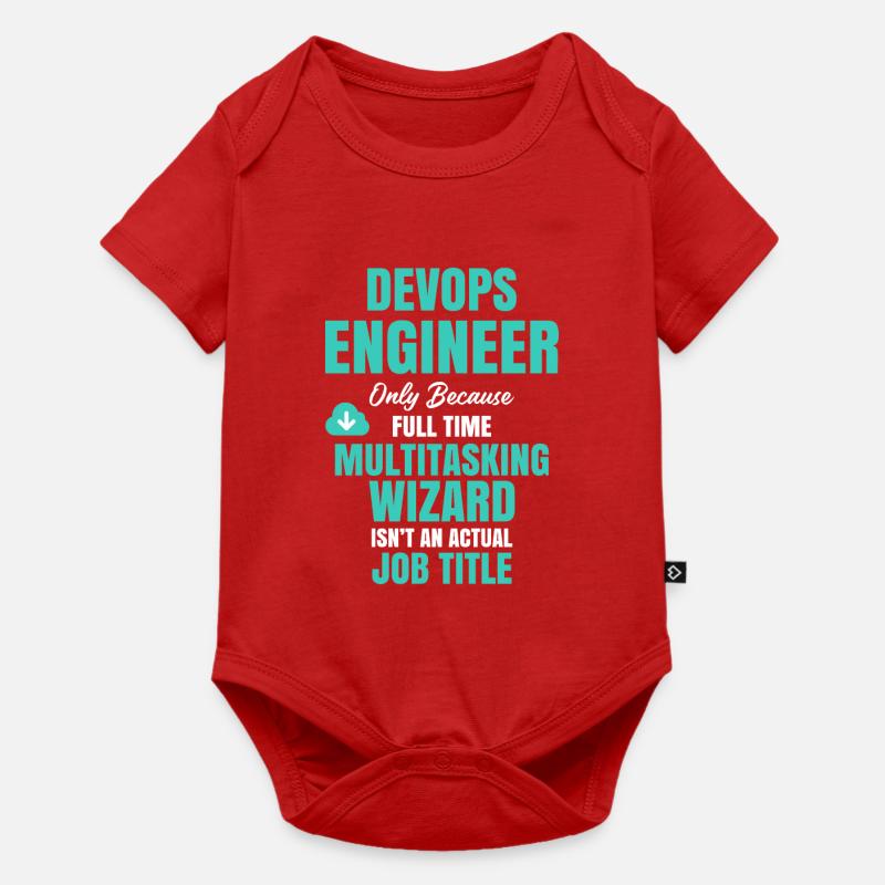 DevOps Engineer Multitasking-Assistent - Baby Premium Kurzarmbody - Rot