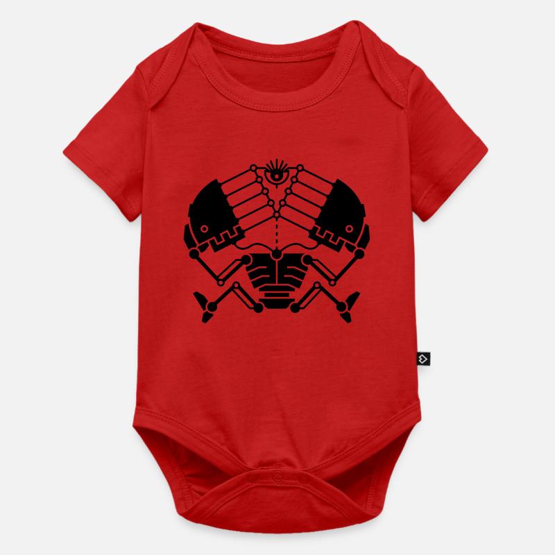 3rd Eye Robotics - version noire - Body à manches courtes Premium Bébé - rouge