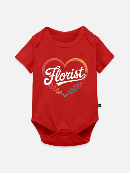 Florist - Baby Premium Kurzarmbody - Rot