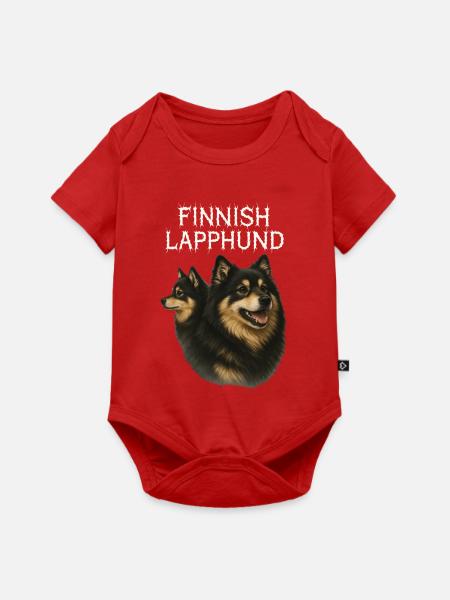 Finnischer Lapphund - Baby Premium Kurzarmbody - Rot