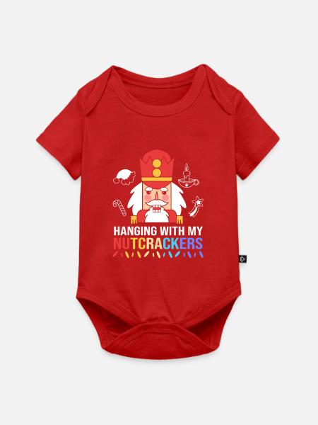 Nussknacker Weihnachten - Baby Premium Kurzarmbody - Rot