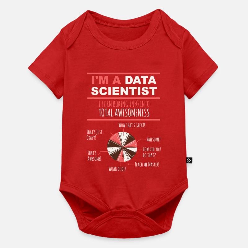 I'm a Data Scientist Boring Info into Awesomeness - Baby Premium short-sleeve bodysuit - red