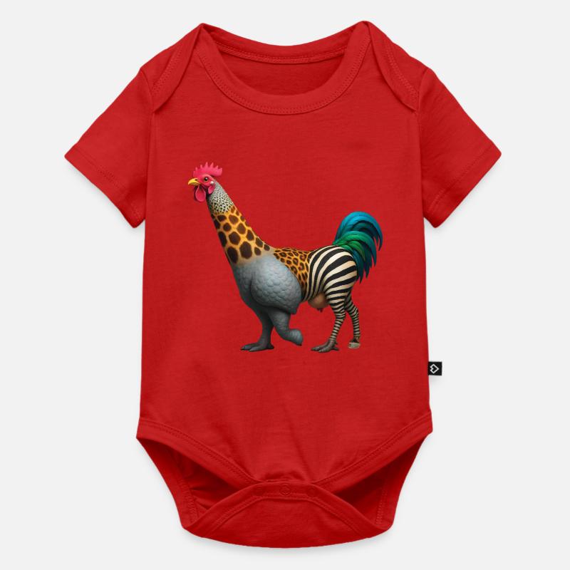 ZINNEKE DU SUD - Bellegique - Body à manches courtes Premium Bébé - rouge