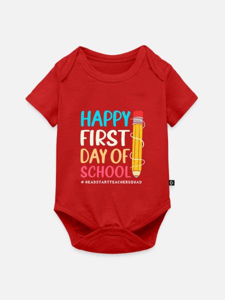 Vorschule - Baby Premium Kurzarmbody - Rot