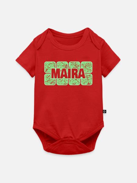 Maira als Vorname - Baby Premium Kurzarmbody - Rot