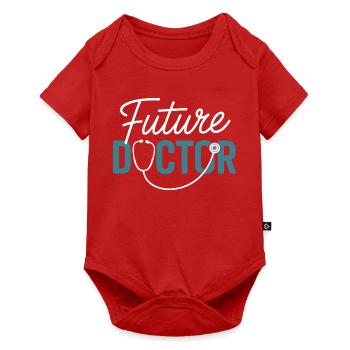 Future conception du stéthoscope Doctor - Body à manches courtes Premium Bébé - rouge - Devant