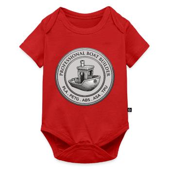 Professional Boat Builder – 3D Printing Emblem - Baby Premium short-sleeve bodysuit - red - Front