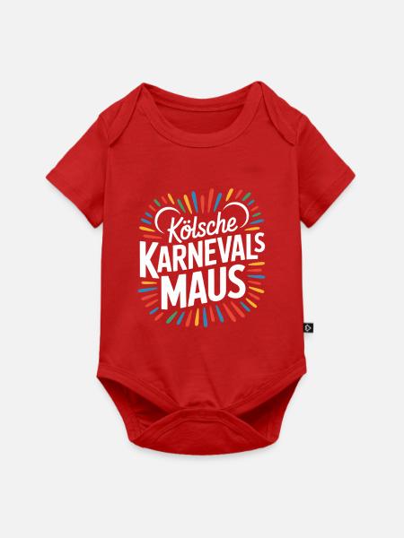 Kölsche Karnevalsmaus Karneval Köln Kölner Maus - Baby Premium Kurzarmbody - Rot