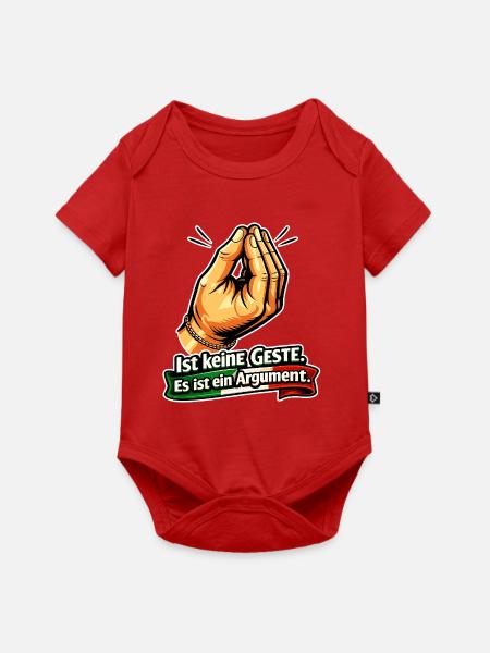 Italian Argument - Baby Premium Kurzarmbody - Rot