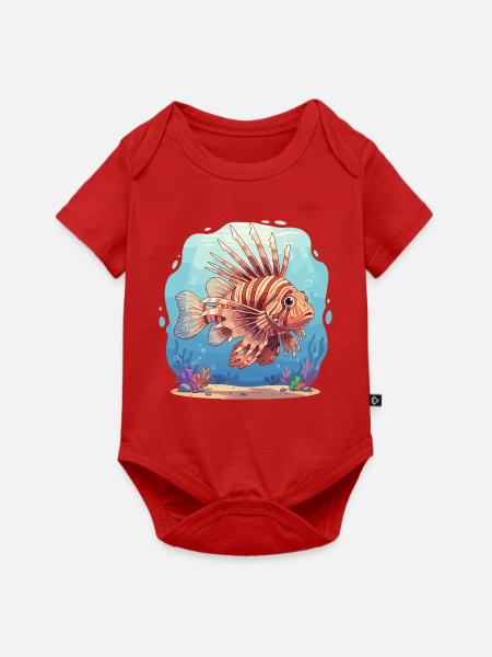 Feuerfisch Unterwasser-Pracht - Baby Premium Kurzarmbody - Rot