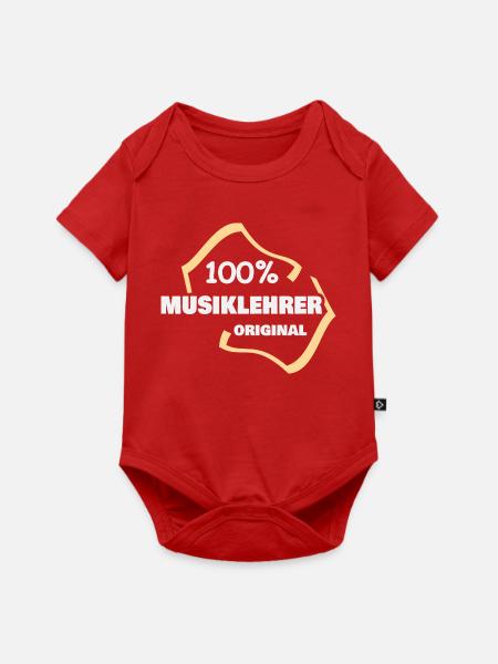Musiklehrer als Arbeit - Baby Premium Kurzarmbody - Rot
