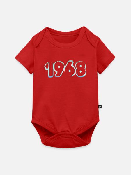 1968 - Baby Premium Kurzarmbody - Rot
