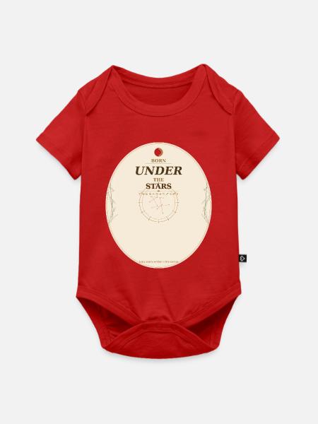 Unter Den Sternen geboren - Baby Premium Kurzarmbody - Rot