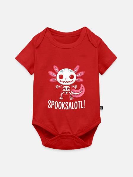 Spooksalot Skelett-Kreatur - Baby Premium Kurzarmbody - Rot