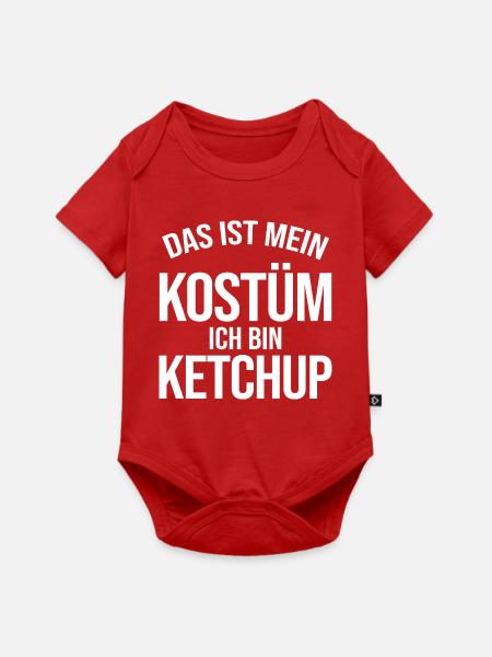 Kostüm: Ich bin Ketchup - Baby Premium Kurzarmbody - Rot