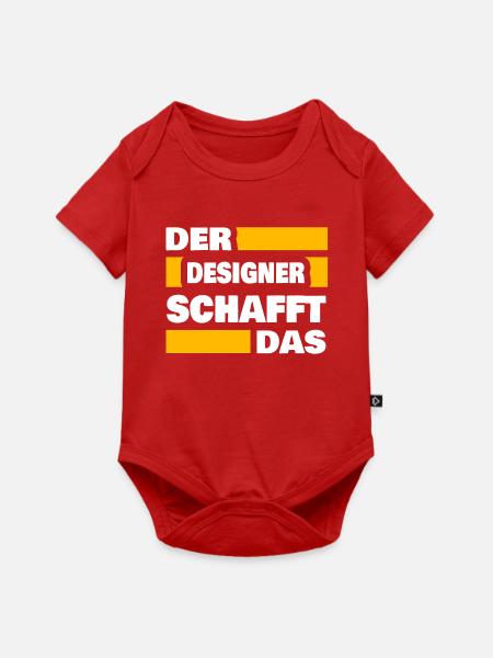 Beruf Designer - Baby Premium Kurzarmbody - Rot