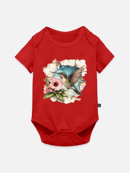 Kolibri - Baby Premium Kurzarmbody - Rot