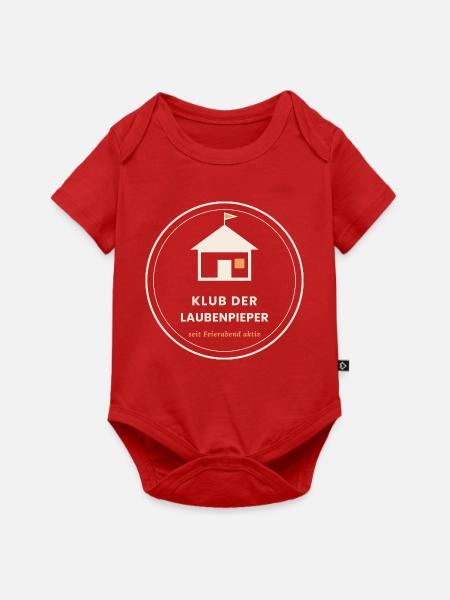 Klub der Laubenpieper – Vereins-Badge - Baby Premium Kurzarmbody - Rot