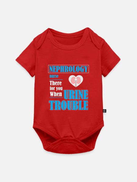 Dialyse Krankenschwester - Baby Premium Kurzarmbody - Rot
