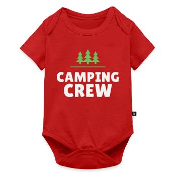 Camping Crew Camping Nature Team Friends Outdoor - Baby Premium short-sleeve bodysuit - red - Front