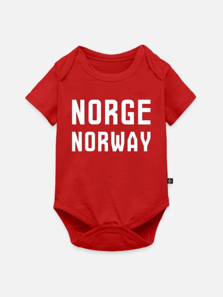 Norwegen - Norwegen - Baby Premium Kurzarmbody - Rot