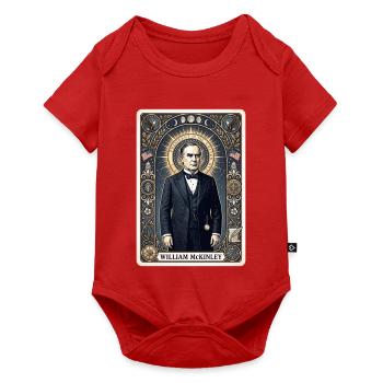 William McKinley Tarotkarte - Baby Premium Kurzarmbody - Rot - Vorne
