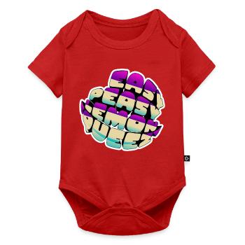 Easy Peasy Lemon Squeezy - Baby Premium Kurzarmbody - Rot - Vorne