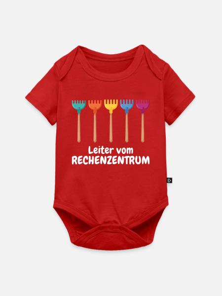 Leiter vom Rechenzentrum EDV - Baby Premium Kurzarmbody - Rot
