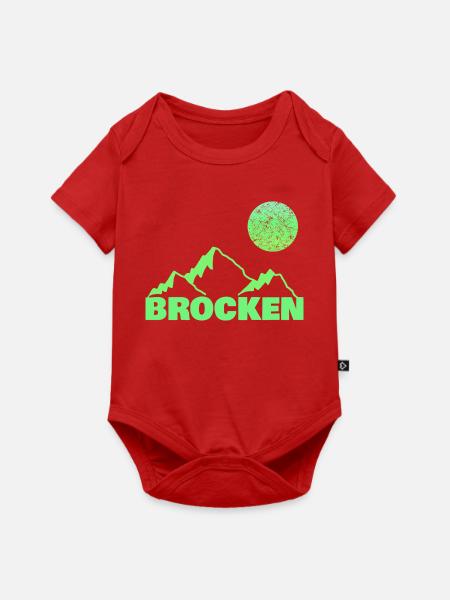 Brocken als Bergsteigen - Baby Premium Kurzarmbody - Rot