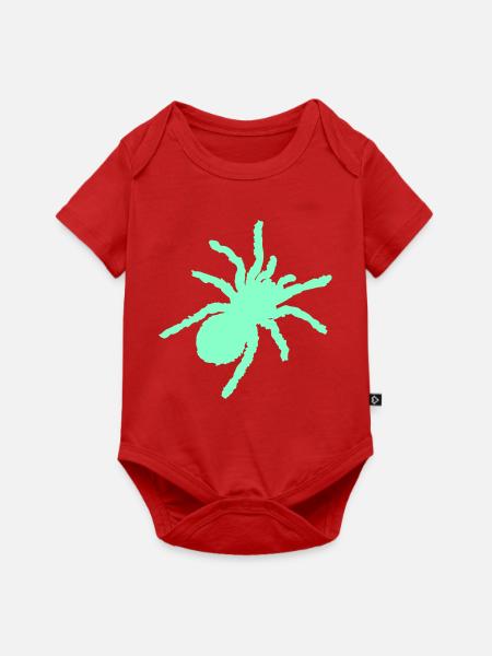 spinne - Baby Premium Kurzarmbody - Rot