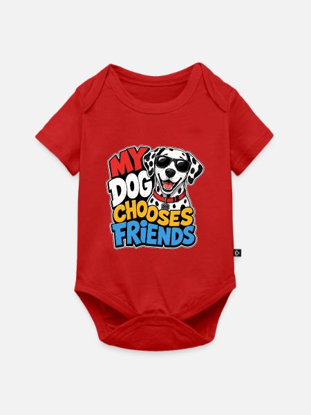 Dalmatiner - Baby Premium Kurzarmbody - Rot
