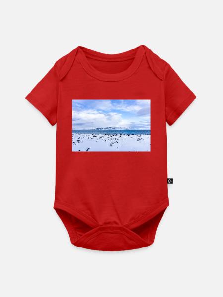 Iceland Winter Wonderland - Baby Premium Kurzarmbody - Rot