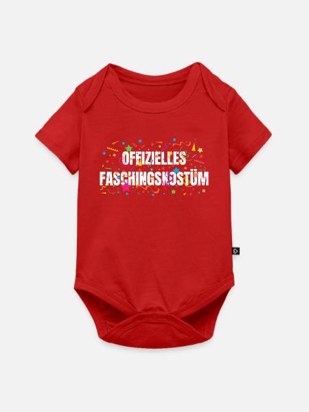 Offizielles Faschingskostüm - Baby Premium Kurzarmbody - Rot