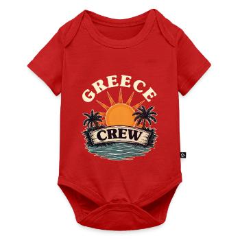Greece Crew - Baby Premium Kurzarmbody - Rot - Vorne