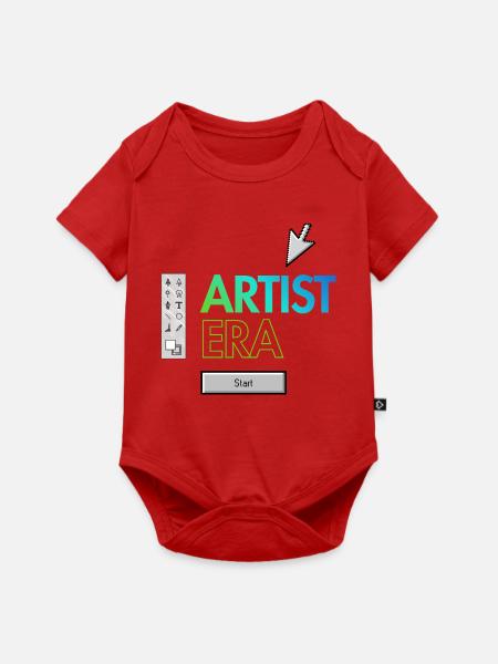 Kopie_von_Artist - Baby Premium Kurzarmbody - Rot