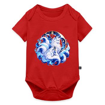 Lunar Spirit Fox - Baby Premium Kurzarmbody - Rot - Vorne
