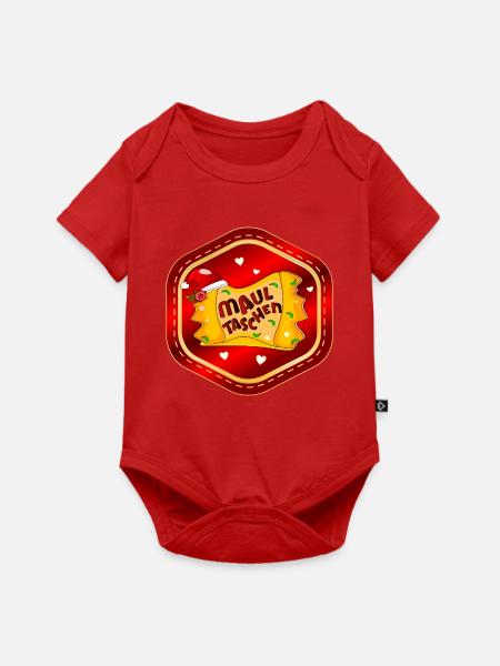 Weihnachten Schwäbische Maultaschen - Baby Premium Kurzarmbody - Rot