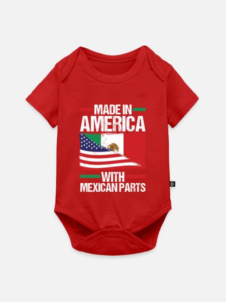 Mexican Mexico - Baby Premium Kurzarmbody - Rot