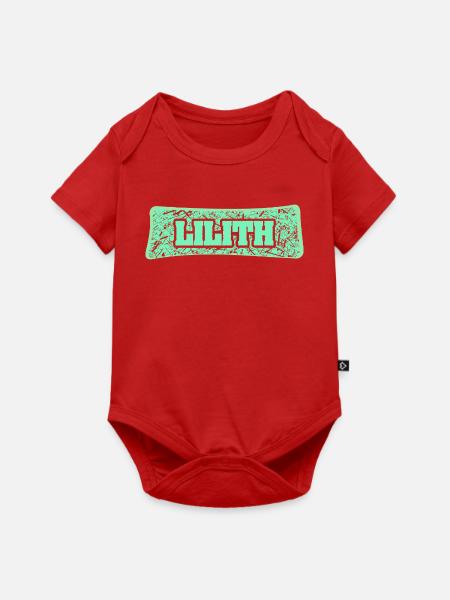 Geburtsname Lilith - Baby Premium Kurzarmbody - Rot