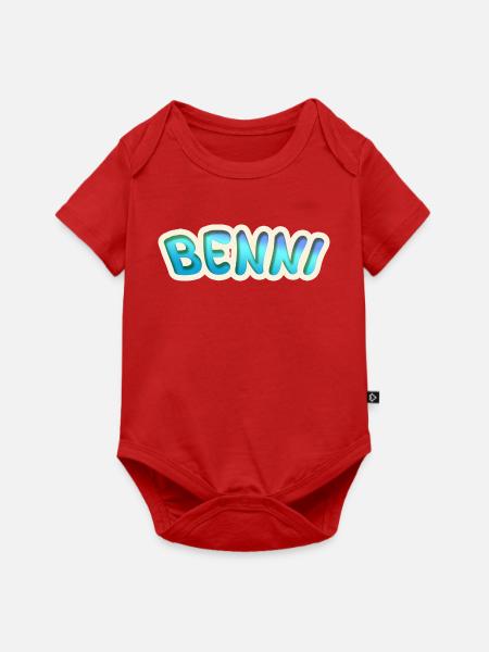 Job Benni - Baby Premium Kurzarmbody - Rot