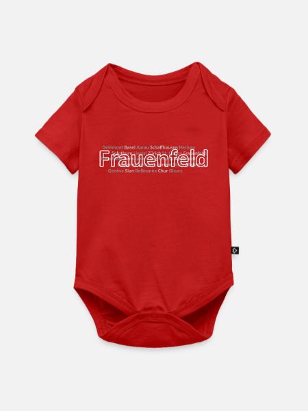 Schweizer Städte Frauenfeld - Baby Premium Kurzarmbody - Rot