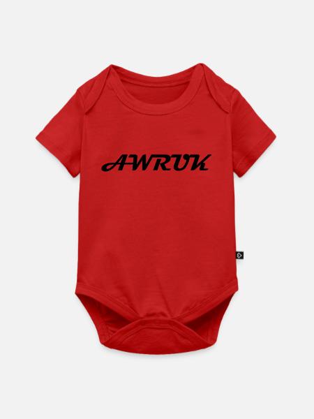 AWRUK - Baby Premium Kurzarmbody - Rot