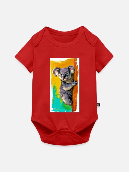 Koala - Baby Premium Kurzarmbody - Rot