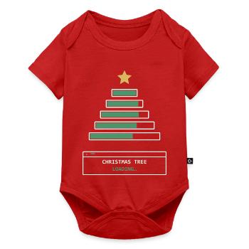 Christmas Tree Loading - Baby Premium Kurzarmbody - Rot - Vorne
