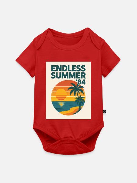 Endless Summer '84 - Baby Premium Kurzarmbody - Rot